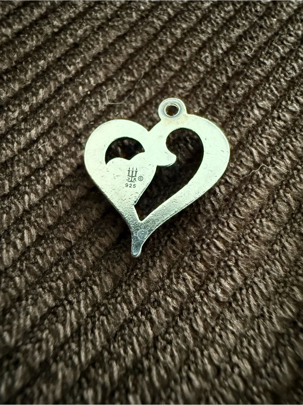 James Avery Joy of my Heart Sterling Silver charm - Picture 2 of 2